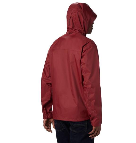 Columbia Omni-Tech Rain Jacket Red For Men's NZ92164 New Zealand